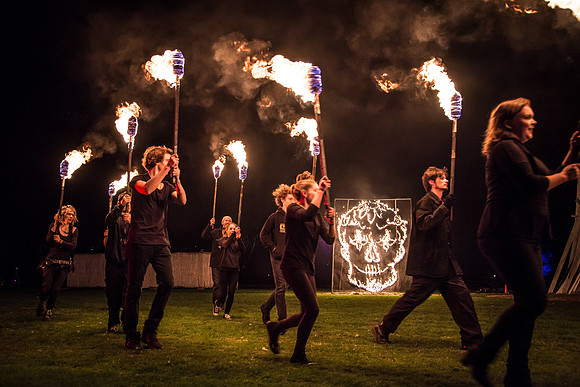 Torches on the move