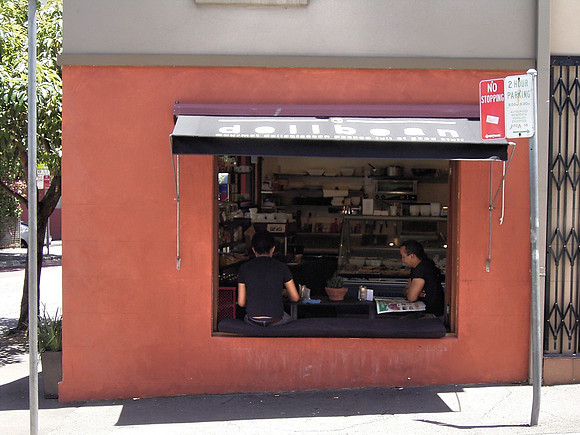 Street level Sydney cafe