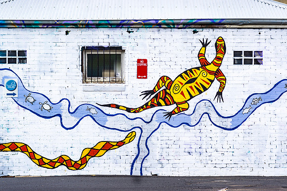 Meeting of rivers - Lismore Back Alley Gallery