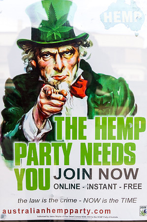 Hemp Party Uncle Sam