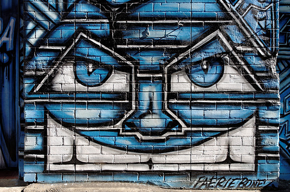 Blue smile