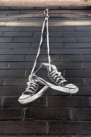 Hanging Sneakers