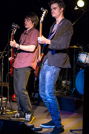 Guitar up front