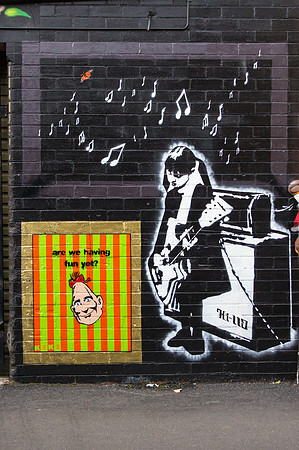 Zippy alongside guitar girl