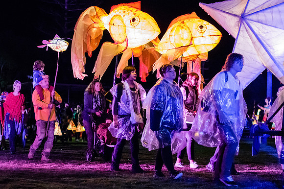 Gold fish lanterns