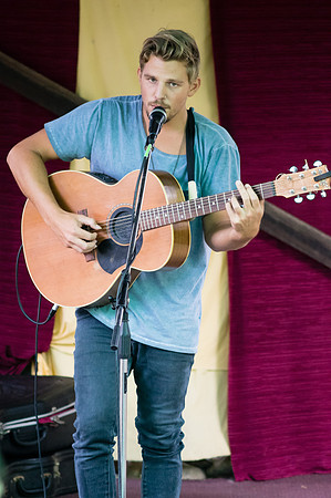 On stage