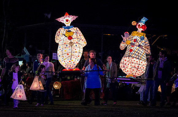 Two clown lanterns