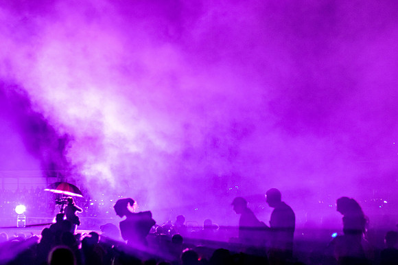 Purple smoke