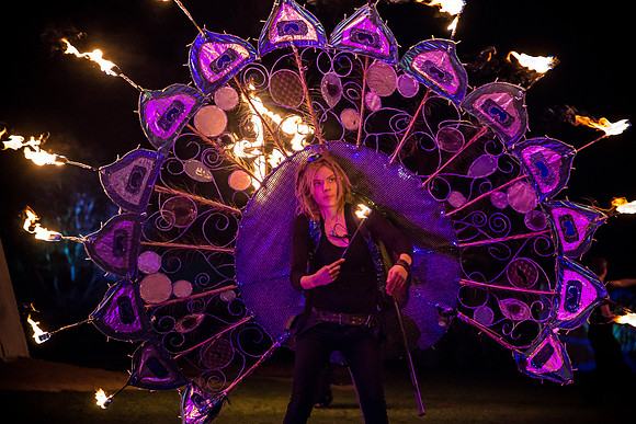 Peacock flame girl 2
