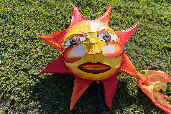 Iconic sun lantern