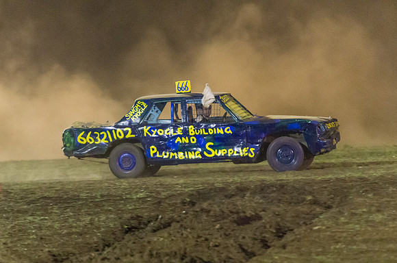666 enters the ring - Demolition Derby