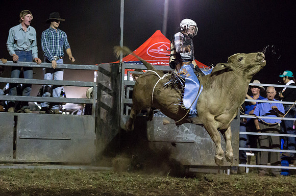 White helmet 2 - Kyogle Rodeo 2013