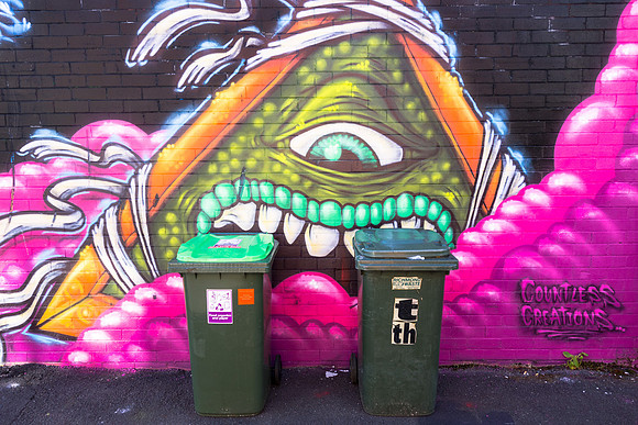 Garbage street art