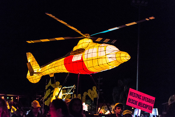 Westpac helicopter lantern