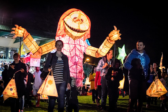 Red Wild Thing lantern