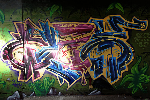 Half-light mural - Back Alley Gallery