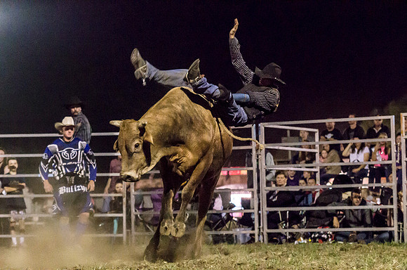 Rear exit 1 - Kyogle Show Rodeo 2013