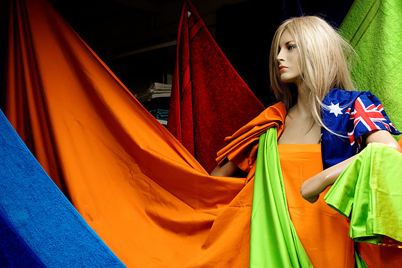 Patriotic mannequin
