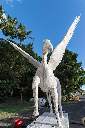Pegasus in the sun