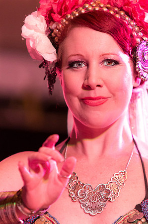 Belly dancer portrait