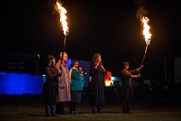 Torch-light official welcome