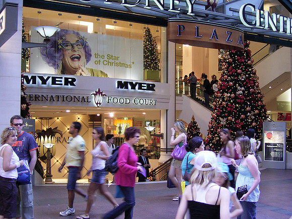 Myer and Edna at Christmas
